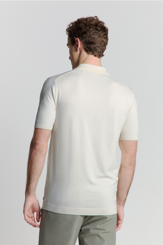 POLO MET KORTE MOUWEN 27210352 011 OFFWHITE